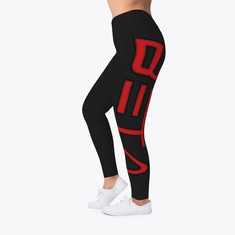 Official Beta Leggings, Red text