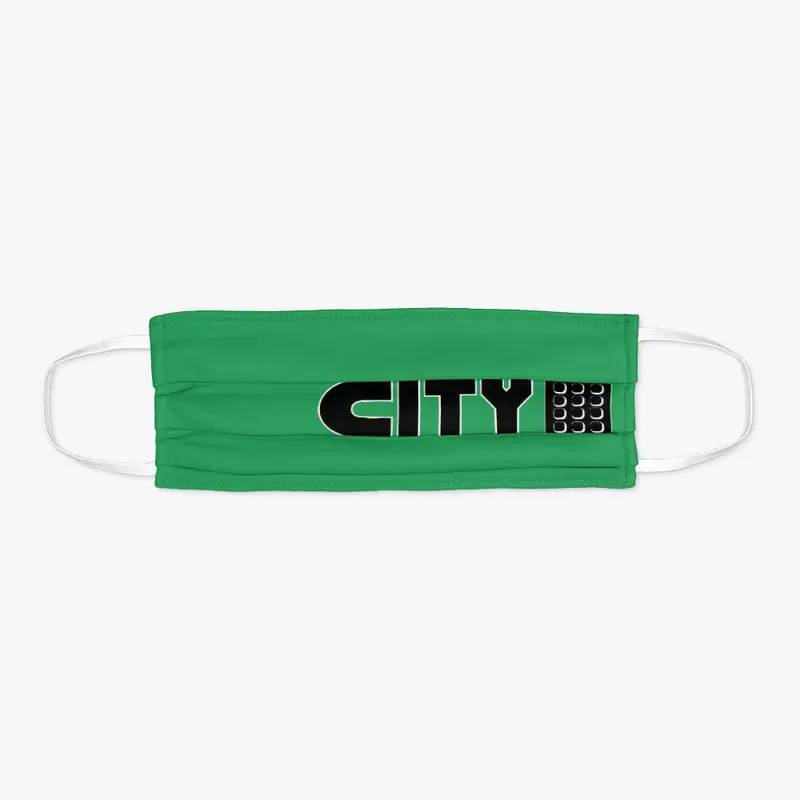 City Phone Mask Black Logo